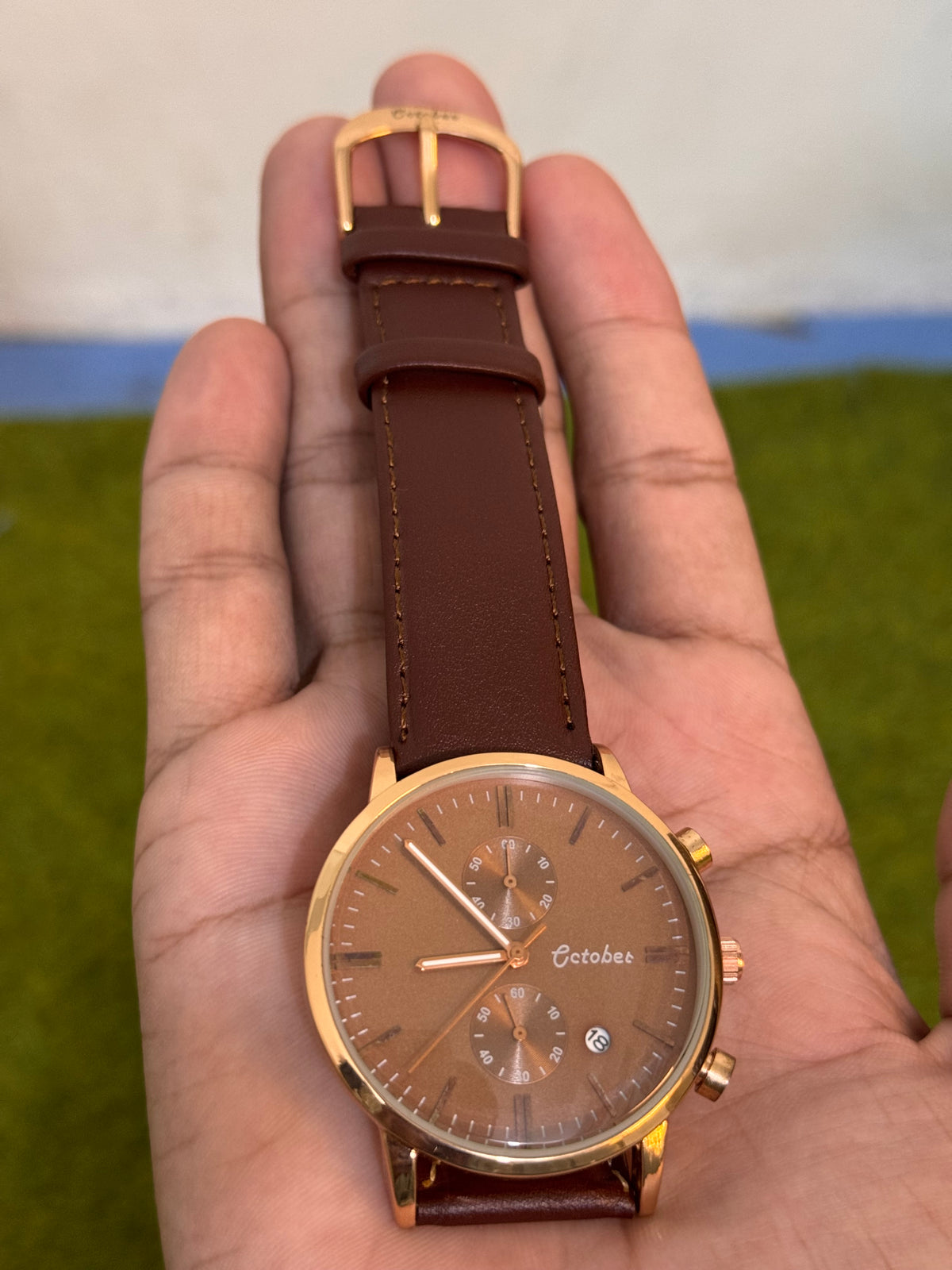 October Watch Chronograph Working