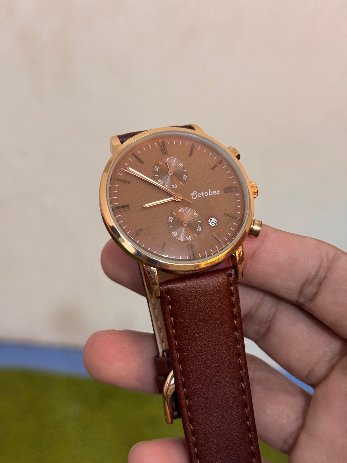 October Watch Chronograph Working