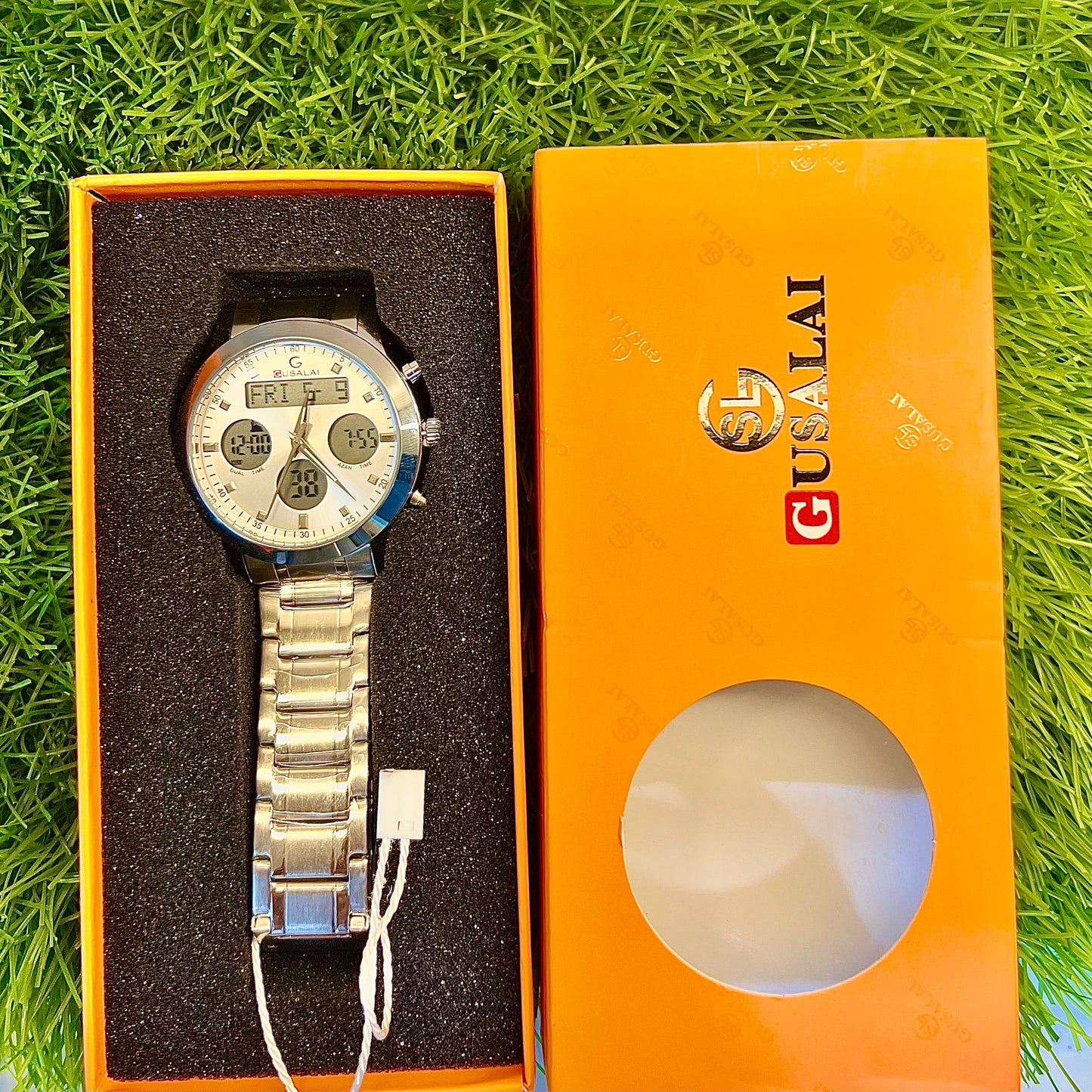 GUSALAI DUAL TIME WATCH Ana-Digi