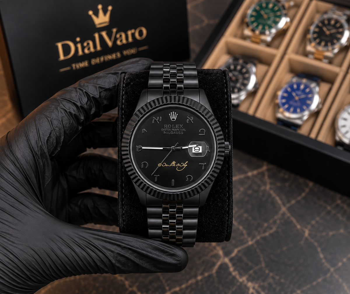 Rolex Just Date Black Matte